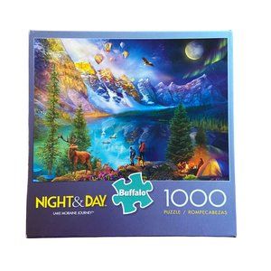 {Buffalo} Night & Day - Lake Moraine Journey - 1000 Piece Puzzle